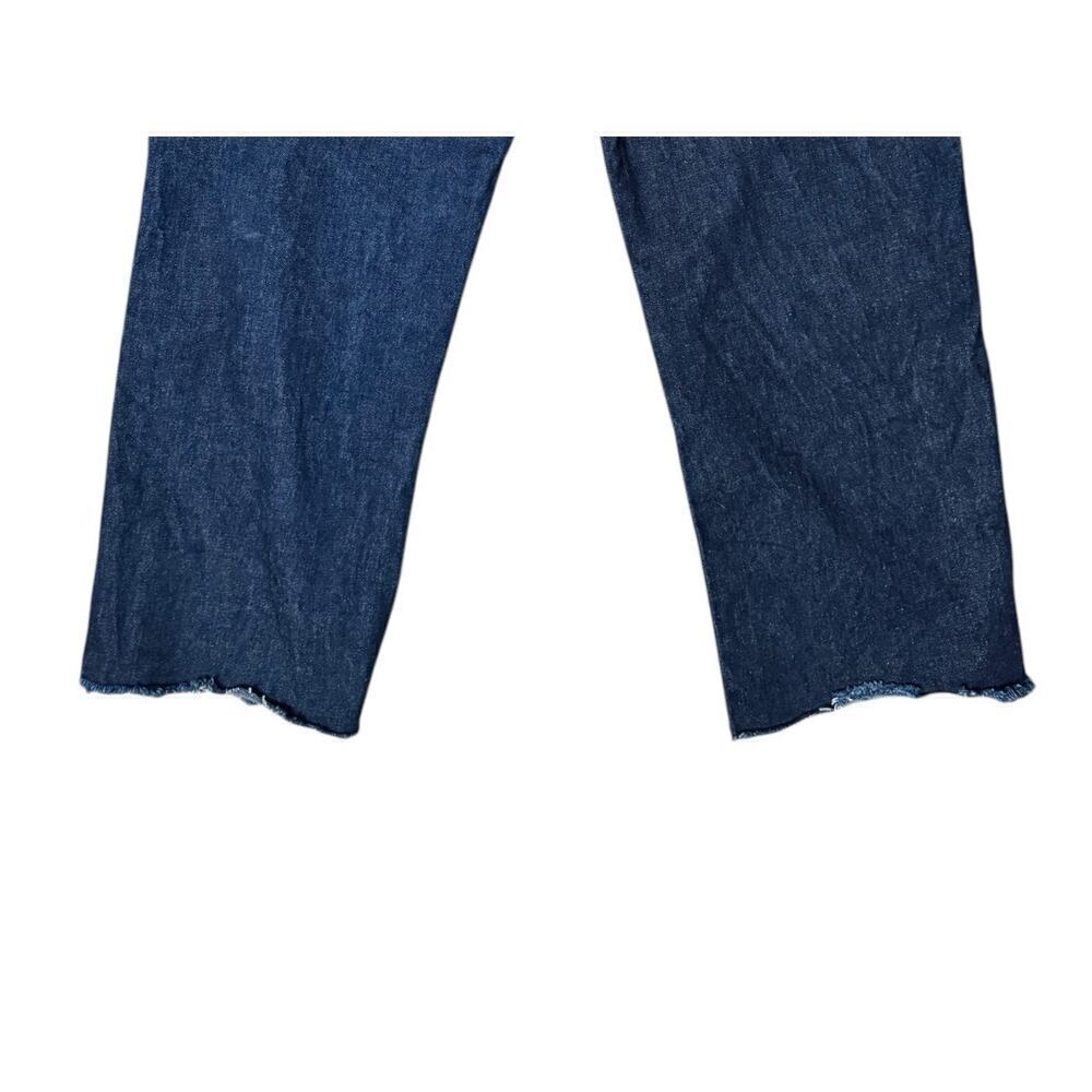 ABERCROMBIE AND FITCH Vintage Stretch Baggy Jeans Men’s 34 X 26 Dark Raw Hems - Picture 6 of 10